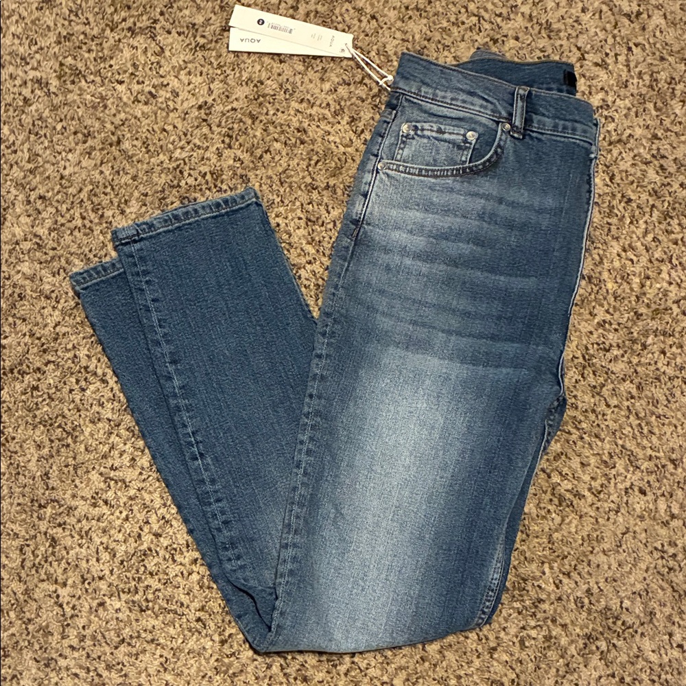 AQUA high waist skinny jeans